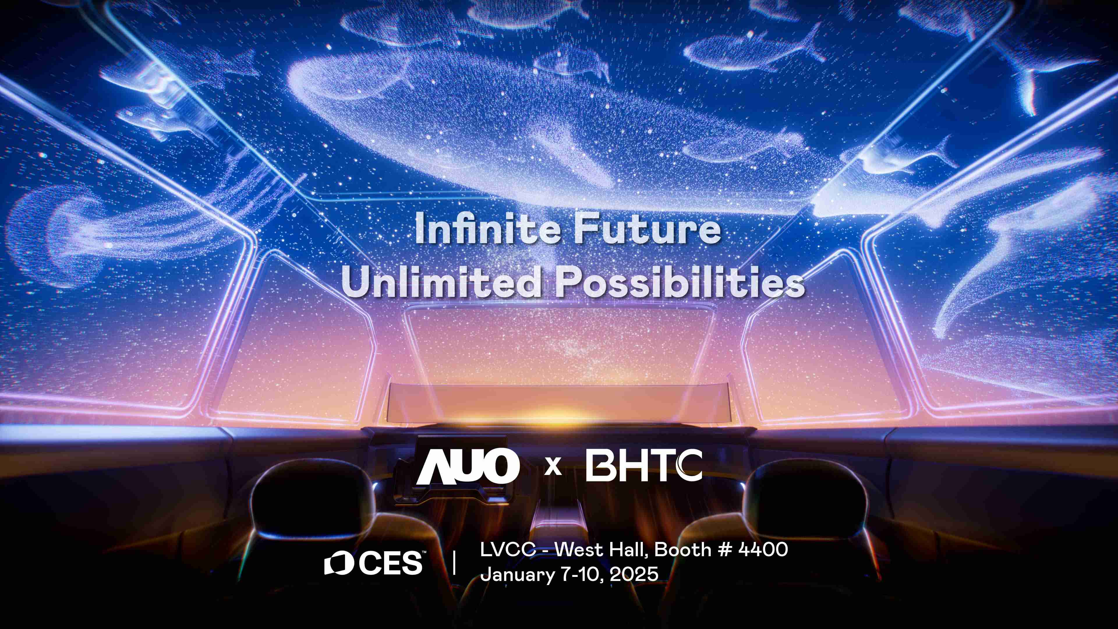 开云电子以Infinite Future, Unlimited Possibilies为主题，，，，联合BHTC于CES 2025扩大规模展出